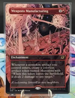 MTG - Weapons Manufacturing - Borderless Rare #311 - Edge of Eternities NM - Image 1