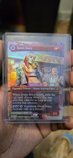 Gwen Stacy (0202) (Borderless) Marvel's Spider-Man Foil - Image 1