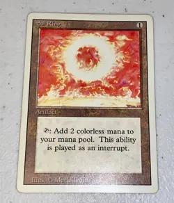 Sol Ring - Revised Edition - Magic: The Gathering MTG - Mana Ramp - MP - Image 1