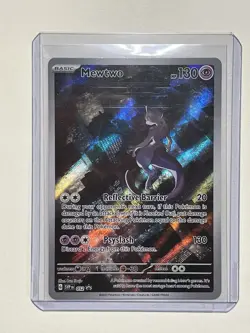Mewtwo SVP 052 Pokemon TCG Scarlet Violet 151 Black Star Promo Full Art Holo - Image 1
