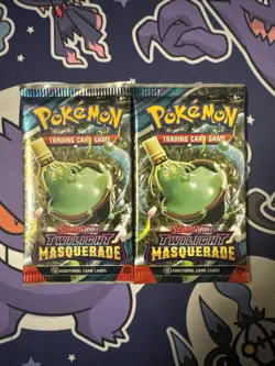 Pokemon TCG: Scarlet and Violet Twilight Masquerade Booster Packs X2 - Image 1