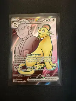 Team Rocket's Persian ex 219/182 Sv10: Destined Rivals Holo Pokemon TCG NM - Image 1