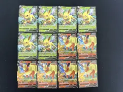 2025 Pokemon TCG S-Chinese CBB2C Flareon Leafeon V Lot*12 LY - Image 1