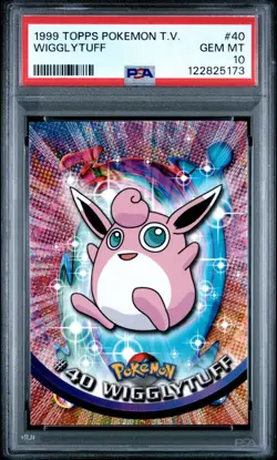 (PSA 10) Pokemon: Topps TV - Wigglytuff #40 - Image 1