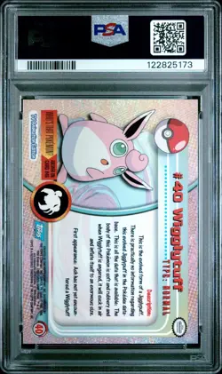 (PSA 10) Pokemon: Topps TV - Wigglytuff #40 - Image 2