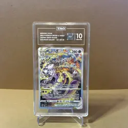 2023 POKEMON SWORD & SHIELD CROWN ZENITH #GG44 FULL ART/MEWTWO VSTAR TAG 10 27th - Image 1