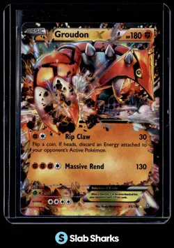 2015 POKEMON XY PRIMAL CLASH #85/160 GROUDON - Image 1