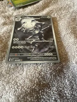 2025 Pokemon Mega Evolution Illustration Rare Full Art Holo Steelix 150/132 - Image 3