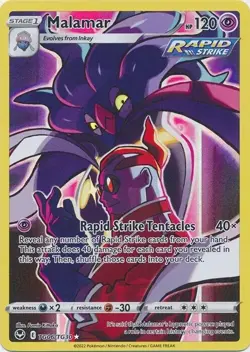 Pokemon TCG Malamar Swsh12: Sword & Shield - Silver Tempest Trainer Gallery... - Image 1