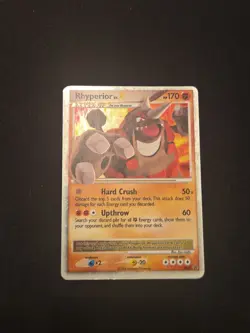 Pokemon Rhyperior LV.X Diamond and Pearl Promo PR DP29 Holo Common Fighting - Image 1
