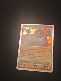 Pokemon Rhyperior LV.X Diamond and Pearl Promo PR DP29 Holo Common Fighting - Image 2