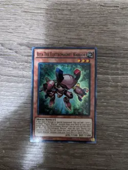 Yugioh Beta The Electromagnet Warrior SDMY-EN002 Super Rare 1st Edition NM - Image 1