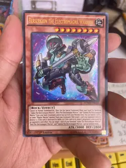 Yu-Gi-Oh! TCG Berserkion the Electromagna Warrior SDMY-EN004 Ultra Rare 1st NM - Image 1