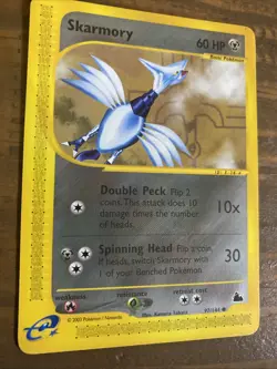 Skarmory 97/144 NM Skyridge e-series 2003 vintage Near Mint Pokemon Card ereader - Image 2