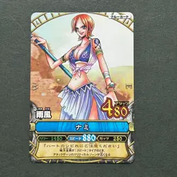 M1496 Nami Alabasta Japanese One Piece Berry Match Carddass Card 2008 - Image 1