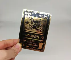 Black Gold Ancient Mew Metal Pokemon Card Collector's Edition - Image 3
