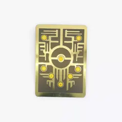 Black Gold Ancient Mew Metal Pokemon Card Collector's Edition - Image 4