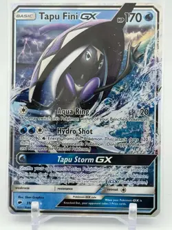 Tapu Fini GX - 39/147 - Ultra Rare - Burning Shadows - Pokemon Card - NM/M - Image 1