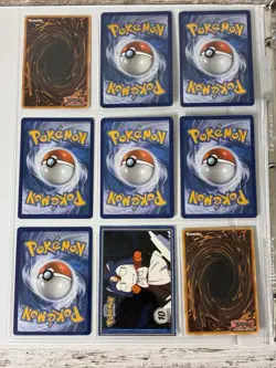 Pokemon Card Collection Binder Lot 5 Pages Holo Modern LP/NM Vintage HP/MP - Image 2