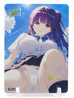 Secret Words - Anime Waifu PR Trading Card - Image 1