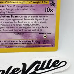 MEW #8 2000’s Pokemon League BLACK STAR PROMO Non Holo Vintage Card - Image 2