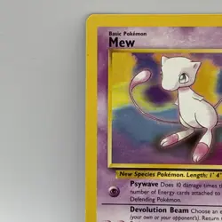 MEW #8 2000’s Pokemon League BLACK STAR PROMO Non Holo Vintage Card - Image 4
