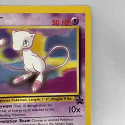MEW #8 2000’s Pokemon League BLACK STAR PROMO Non Holo Vintage Card - Image 5