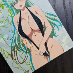 The Seven Deadly Sins Elizabeth Liones K1 Dream Goddess Otaku ZR Foil Card S80 - Image 4
