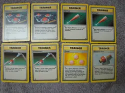 x8 Pokemon Base Set Uncommon Cards Job Lot - Image 1