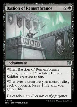 1x Bastion of Remembrance NM Eng MTG - Bloomburrow Commander - Image 1