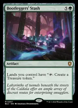 1x Bootleggers' Stash NM Eng MTG - Bloomburrow Commander - Image 1