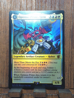 MTG🎇 Optimus Prime, Hero (FOIL) Universes Beyond: Transformers😘 NEAR MINT !! - Image 2