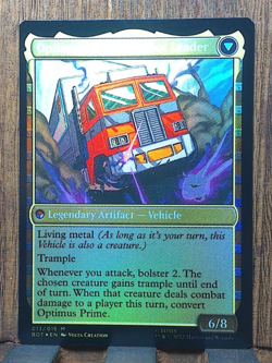 MTG🎇 Optimus Prime, Hero (FOIL) Universes Beyond: Transformers😘 NEAR MINT !! - Image 3