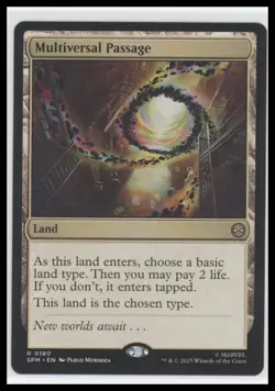 MTG Multiversal Passage Regular Rare Marvel Spider-Man 2025 - Image 1