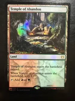 Temple of Abandon 244 - R - Theros Beyond Death - Foil - MTG - LP - Image 1