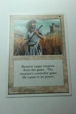 MTG Swords to Plowshares x1- -Fourth Edition-Lightly Played - Image 1