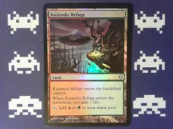 Foil Kazandu Refuge Zendikar - Magic the Gathering Land - Image 1
