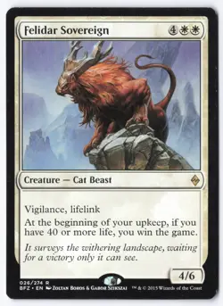 Felidar Sovereign R Battle for Zendikar 26 LP - Image 1