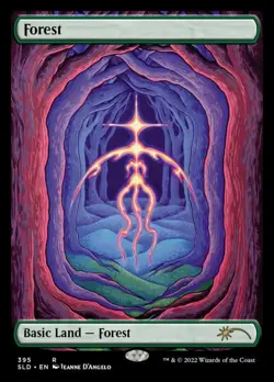 MTG English Forest (395) NM Normal Secret Lair - Image 1