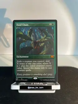 Food Chain Etched FOIL | Double Masters 2022| Card #460 | Near MInt ✨ - Image 1