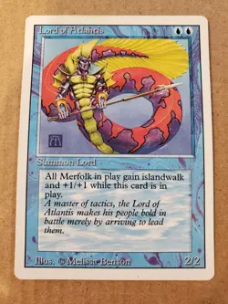 Lord of Atlantis - Revised Edition Magic The Gathering MTG! - Image 1