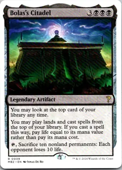Bolas's Citadel (White Border) R Mystery Booster 2 39 NM - Image 1