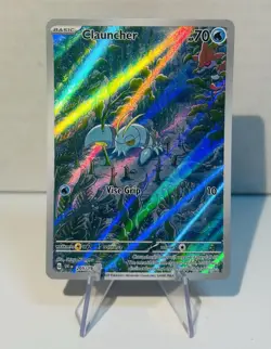 Clauncher SVI 205/198 Scarlet & Violet Illustration Rare Full Art Pokemon TCG NM - Image 5