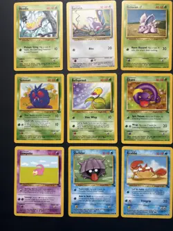 Pokemon TCG - BASE, Jungle, Fossil - 15-Card - COMMON Lot - WotC Vintage LP/LP+ - Image 2