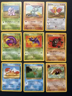 Pokemon TCG - BASE, Jungle, Fossil - 15-Card - COMMON Lot - WotC Vintage LP/LP+ - Image 3