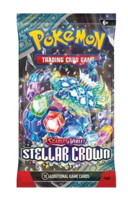 Pokemon TCG: Scarlet and Violet Stellar Crown x1 Booster Pack Sealed - Image 1