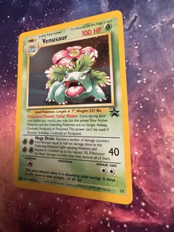 Venusaur Promo WoTC Promo 13/53 NM/LP Pokemon TCG ✨SWIRL✨ - Image 3
