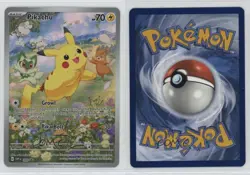 Pikachu (Paldea Adventure Chest) Holo Pokemon Scarlet & Violet Black Star Promo - Image 3