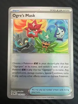 Pokemon TCG Ogre's Mask Poke Ball Pattern 118/131 Sv: Prismatic Evolutions NM - Image 1