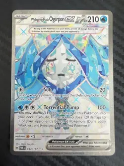Pokemon TCG Wellspring Mask Ogerpon Ex 194/167 SV Twilight Masquerade NM - Image 1